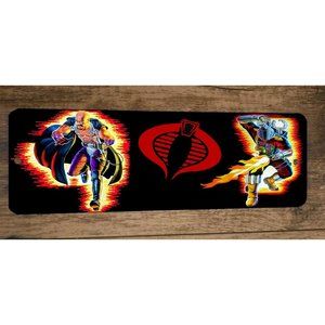 Cobra‎ BATS and Dr Mindbender GI Joe 4x12 Metal Wall Sign
